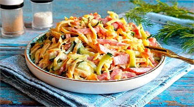 САЛАТ ИТАЛЬЯНСКИЙ С КОЛБАСОЙ 08099